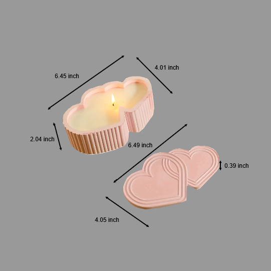 Double Heart Stoage Box