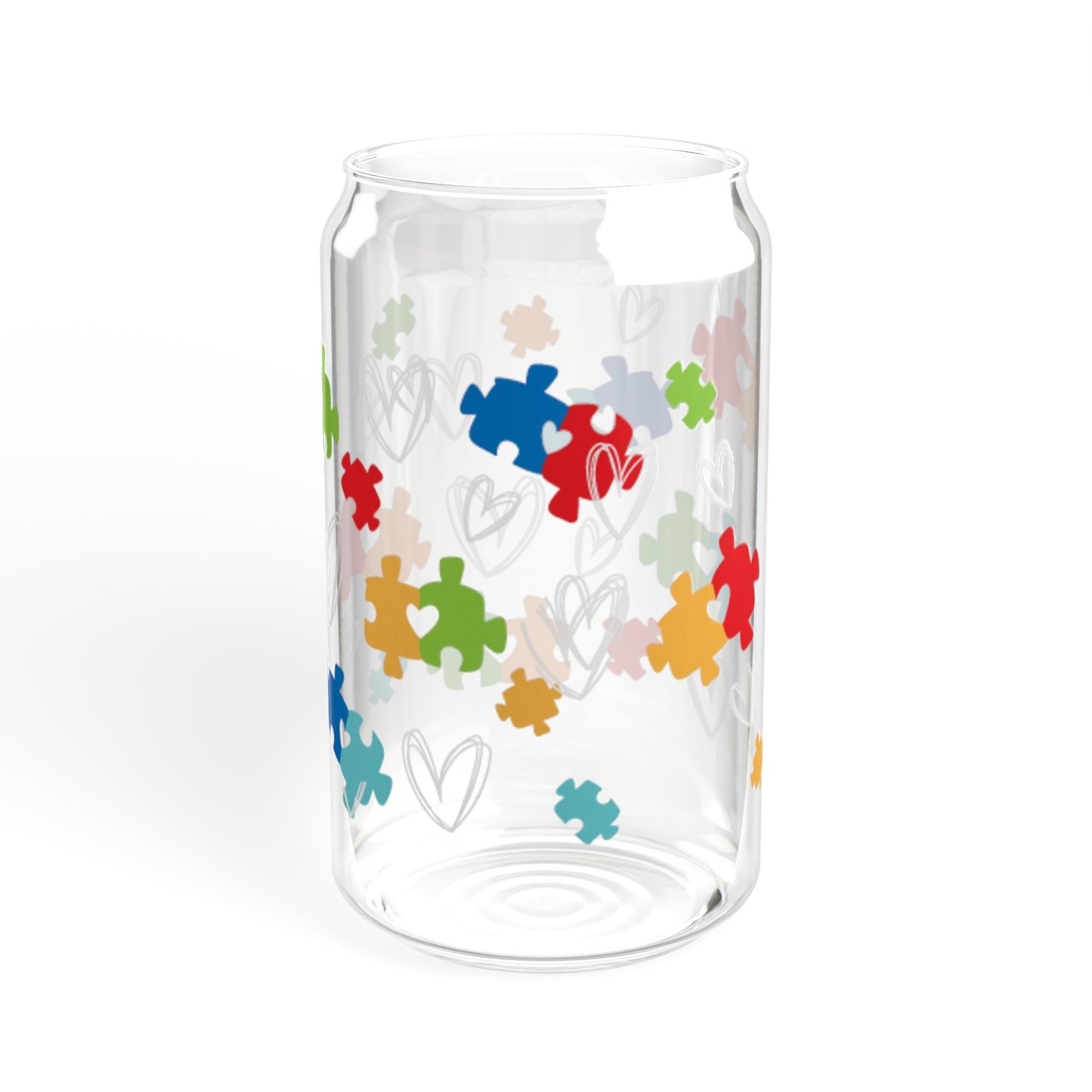 Autism, Sipper Glass, 16oz