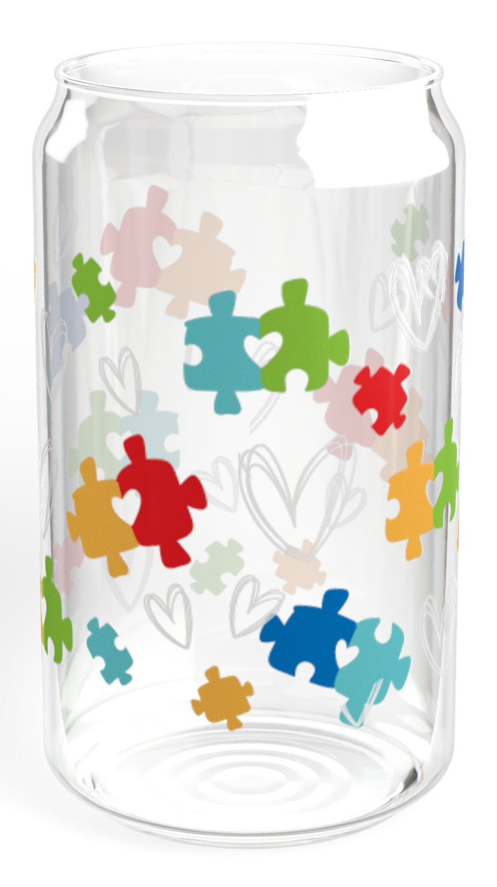 Autism, Sipper Glass, 16oz