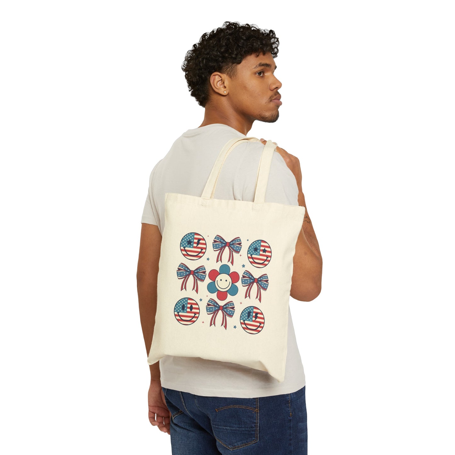 Smiles, White Tote Bag