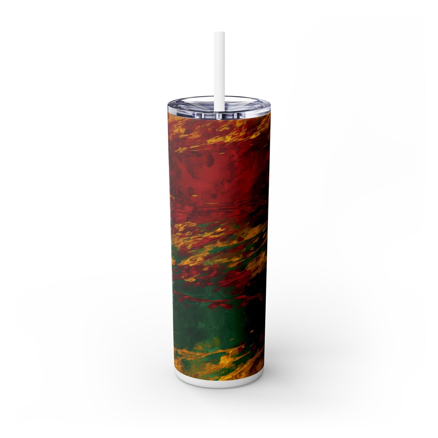 Juneteenth Freedom, Skinny Tumbler with Straw, 20oz