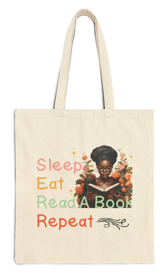 Sleep Eat Repeat, Tote Bag