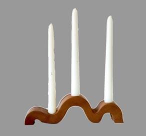 Designer Wave Candle Stand