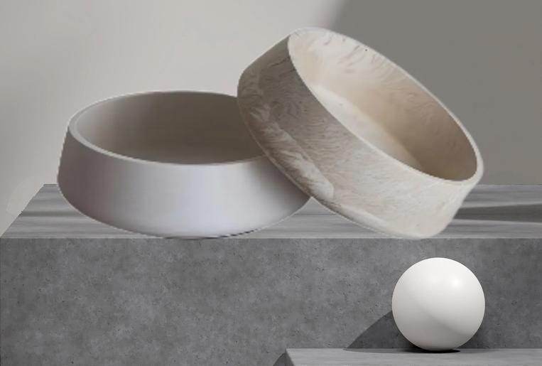 Tapered Round Bowl