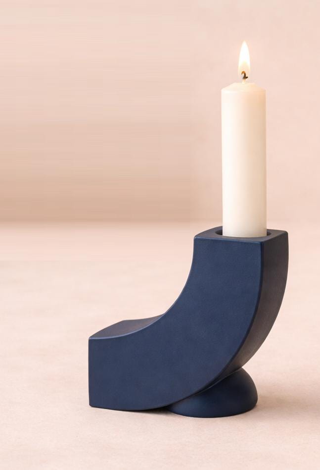 Crescent Arch Candle Holders – Modern Sculptural Set