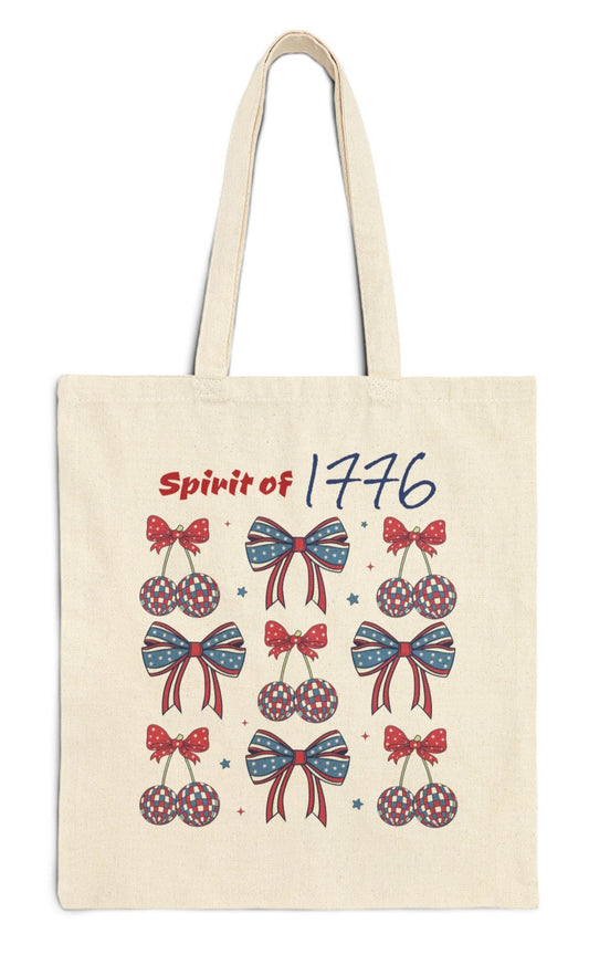 Spirit of 1776, White Tote Bag