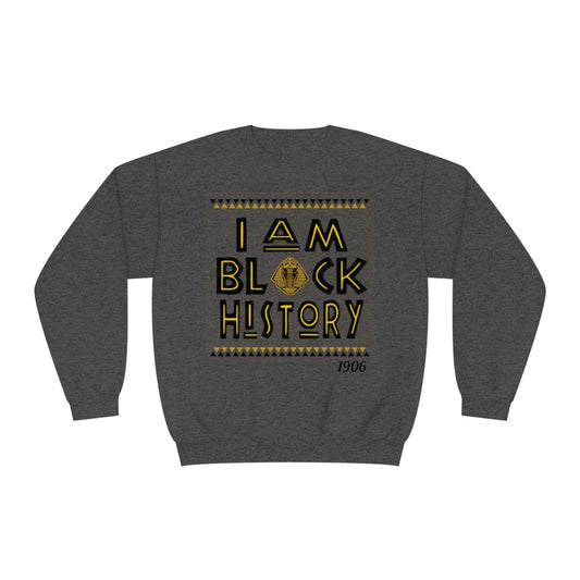 I Am Black History - Alpha Inspired, Crewneck Sweatshirt