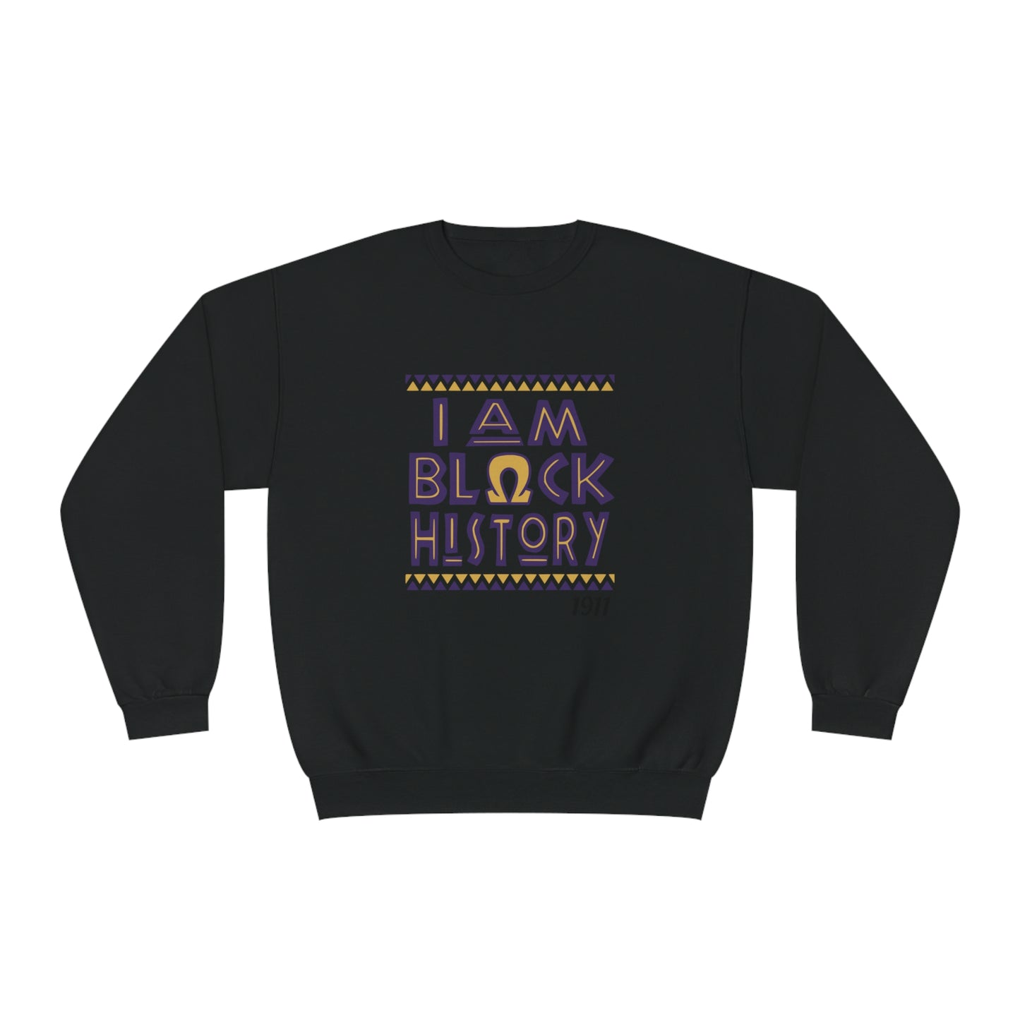 I Am Black History - Omega Inspired, Crewneck Sweatshirt