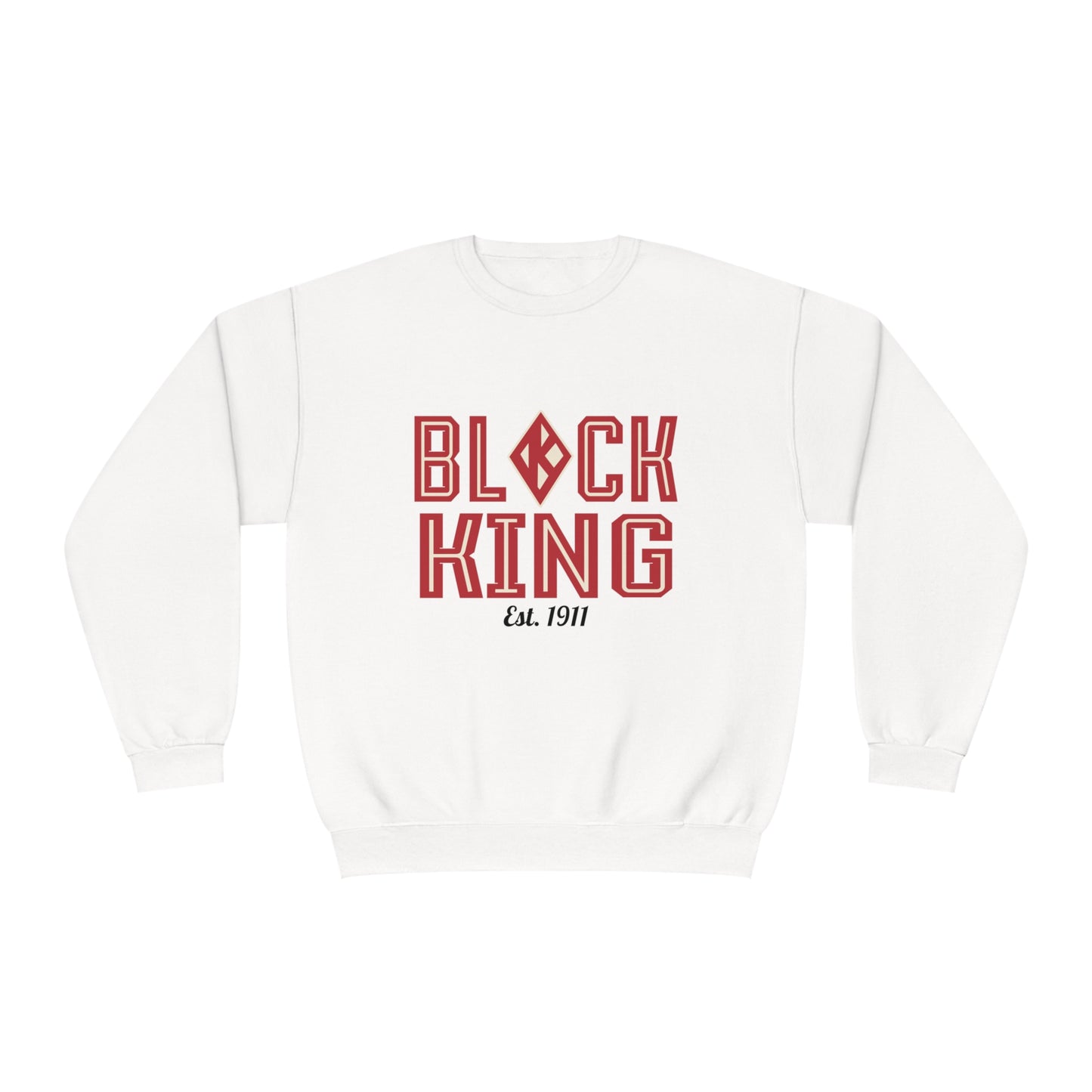 Black King - Kappa Inspired, Crewneck Sweatshirt