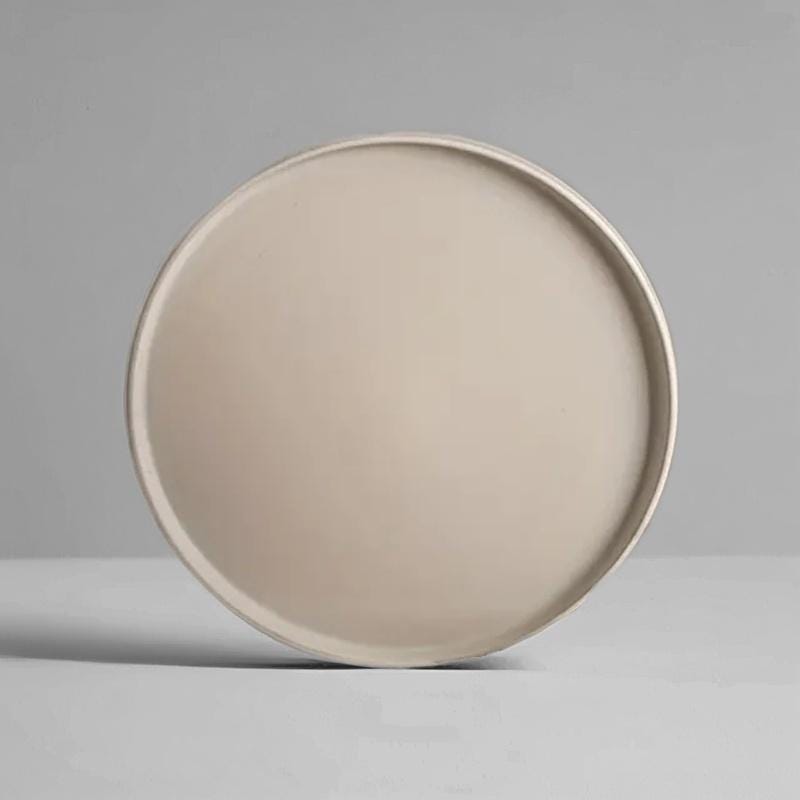 Hand Poured Round Serving Tray