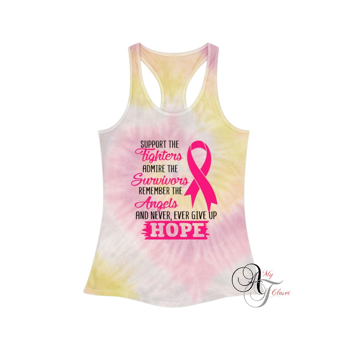 Tie Dye Racer Back Tank Top