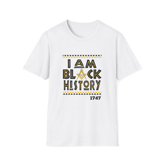 I Am Black History - Freemasons Inspired, T-Shirt