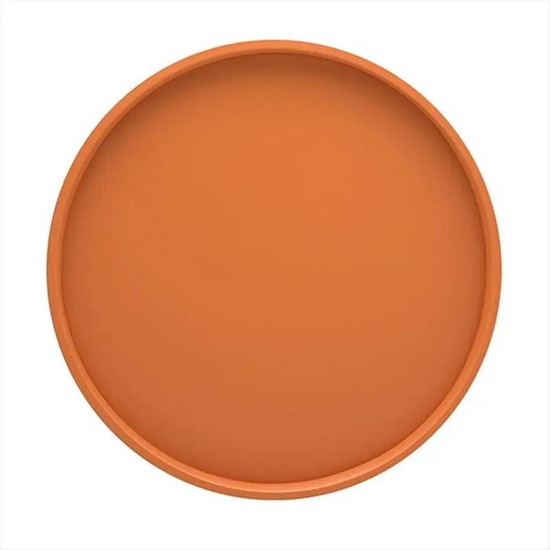 Hand Poured Round Serving Tray