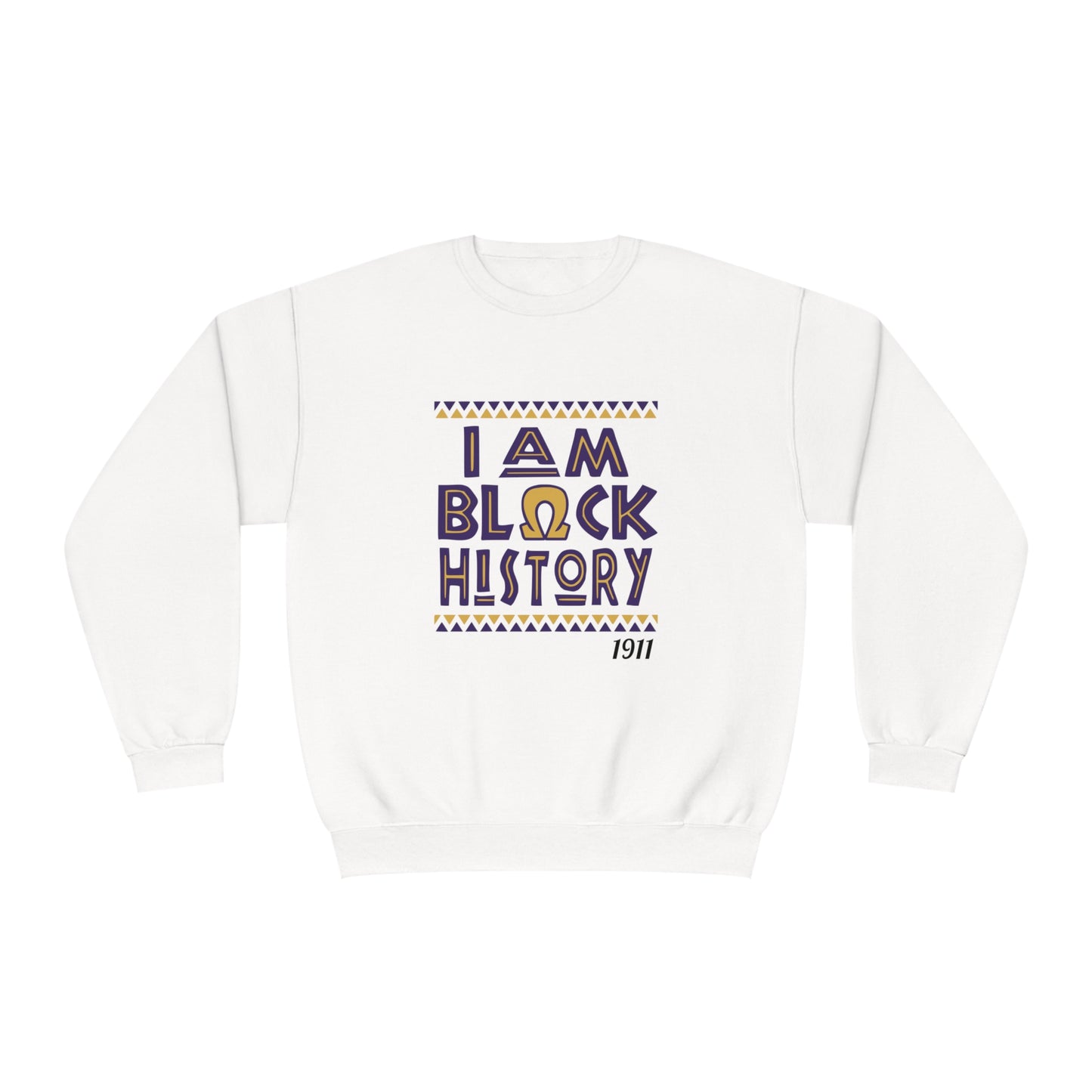 I Am Black History - Omega Inspired, Crewneck Sweatshirt