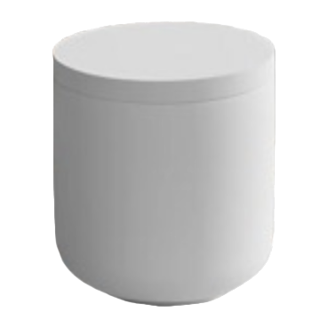 Stone Tube Jar with Lid