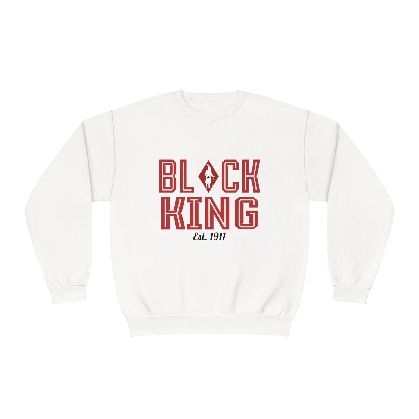 Black King - Kappa Inspired, Crewneck Sweatshirt