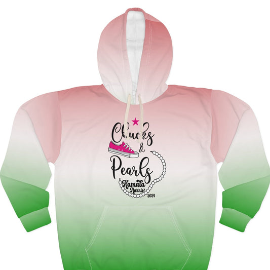 Chucks and Pearls (Greek Inspired) - Special Addition, Womens Tee Pullover Hoodie