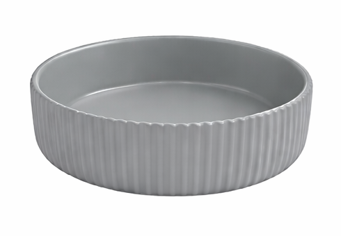 Round Ribbed High Side Bowl
