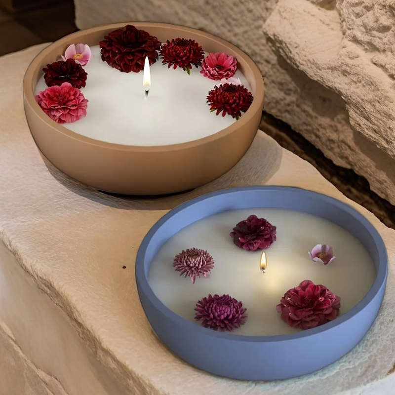 Round Cement Bowl (Large)
