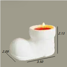 Santa's Boots Tealight Candle Holder
