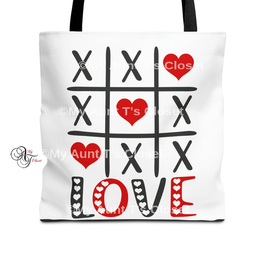 Love Games, White Tote Bag