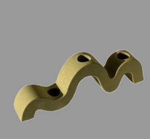 Designer Wave Candle Stand