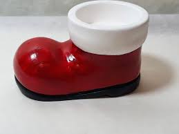 Santa's Boots Tealight Candle Holder